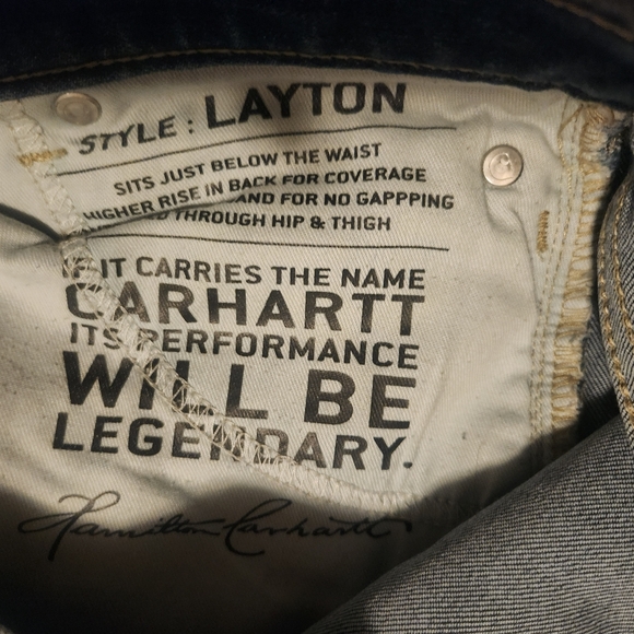 Carhartt skinny slim fit jeans, Layton Style, size 2 tall - Picture 11 of 15